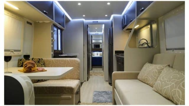 Design Interno Motorhome ônibus da Fábrica Trailemar Motorhomes