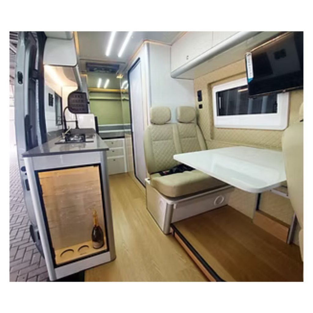 Design interno motorhome da Empresa Wohnmobil Motorhome Brasil