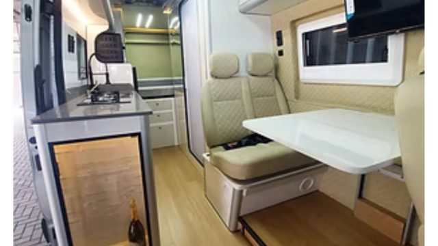 Design interno motorhome da Empresa Wohnmobil Motorhome Brasil