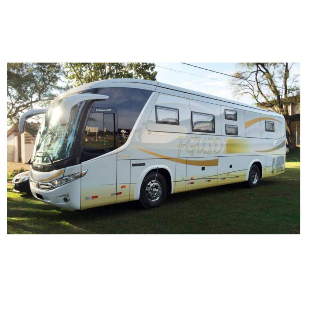 Motorhome em ônibus da Fábrica Motor Trailer