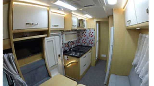 Design interno motorhome da Empresa Itapuã Motorhomes
